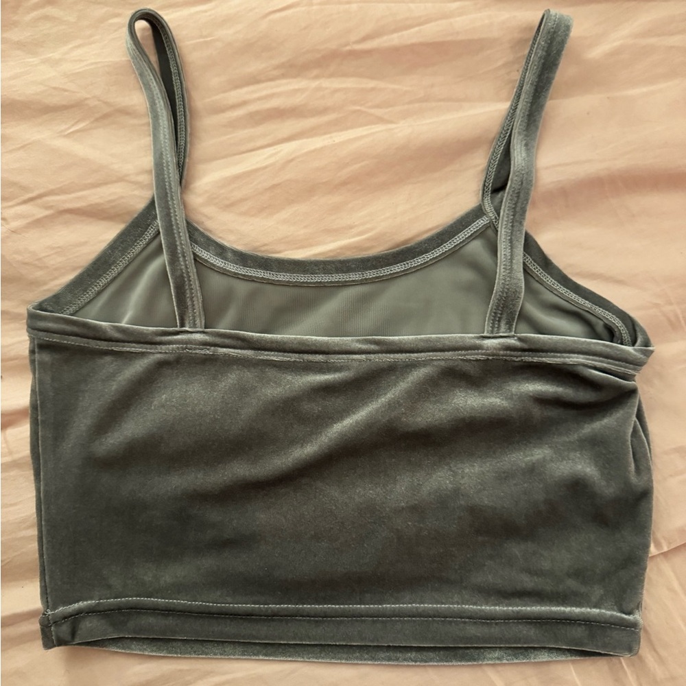 Grey Velvet Fashion Brand Company Logo Tank - Picture 2 of 6